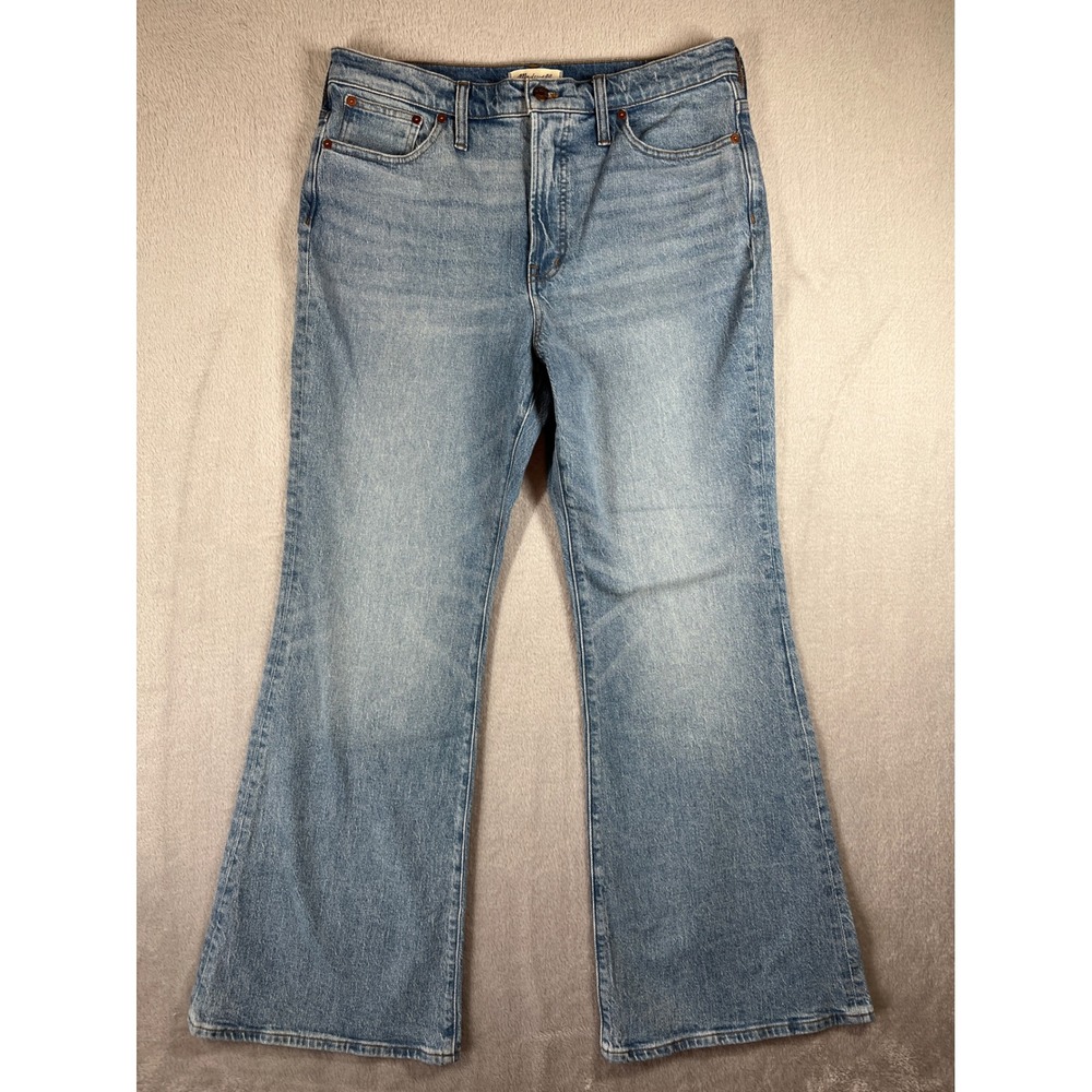 Madewell NWT The Perfect Vintage Flare Jeans Light Wash High Rise Blue Size 31